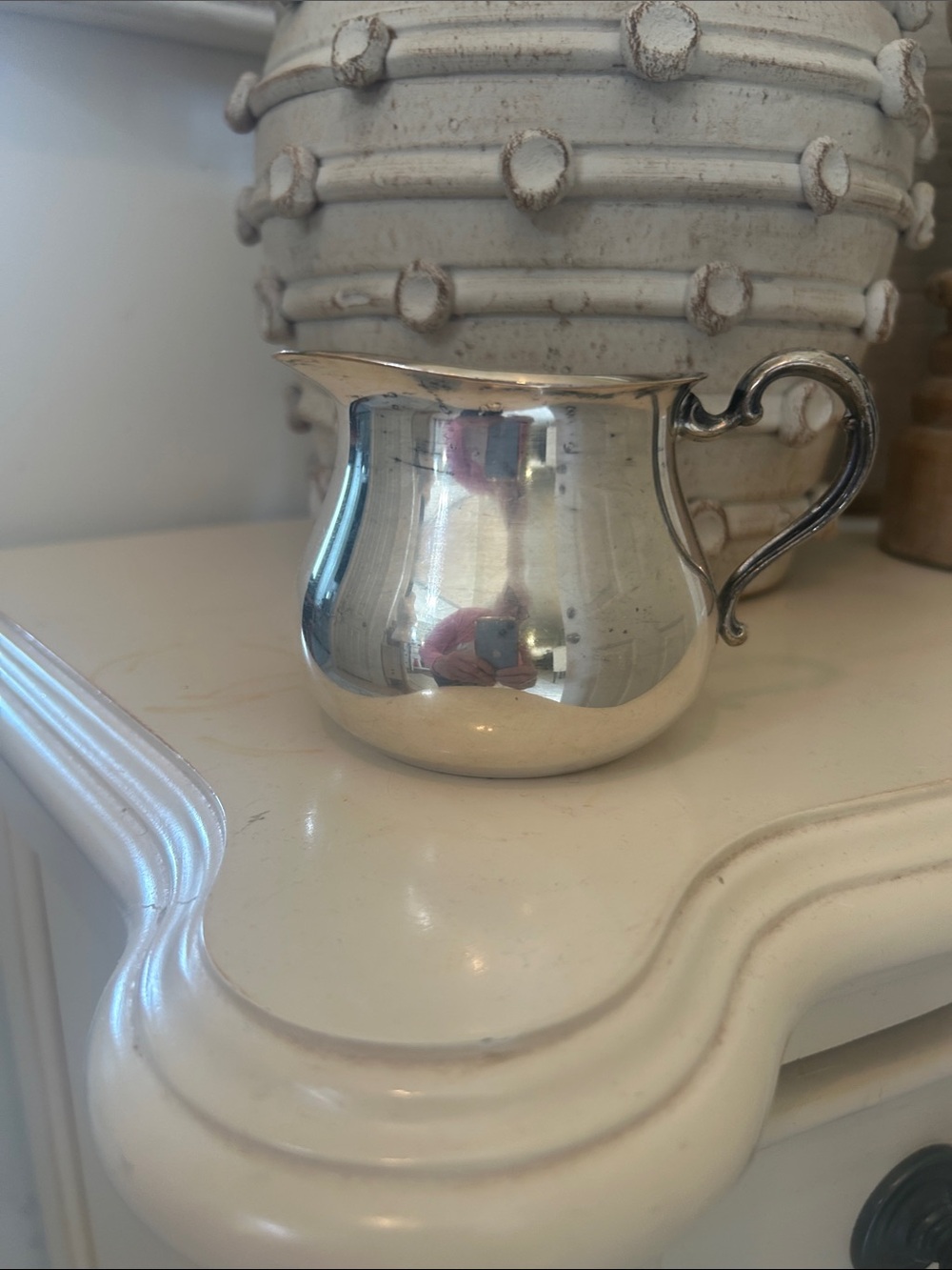 Sheridan Silver plated vintage Creamer Pitcher -